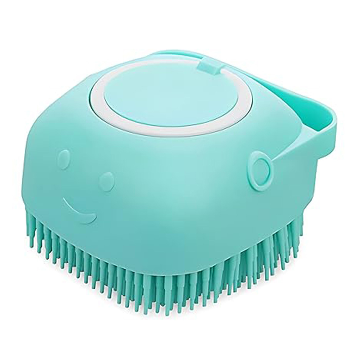 Dog Cat Bath Brush Comb Silicone Rubber Dog Puppy Massage Brush Hair Fur Grooming Cleaning Brush Soft Shampoo Dispenser