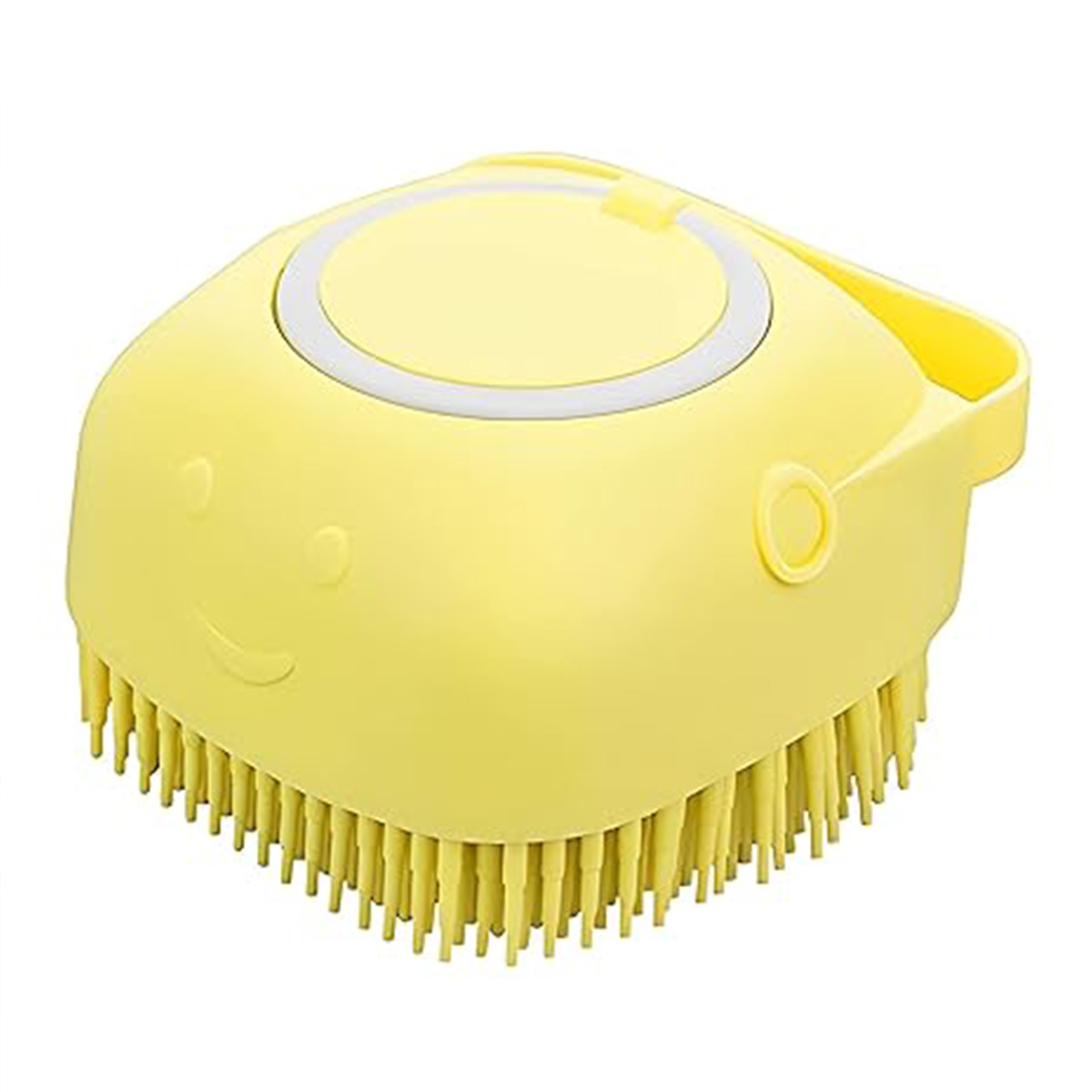 Dog Cat Bath Brush Comb Silicone Rubber Dog Puppy Massage Brush Hair Fur Grooming Cleaning Brush Soft Shampoo Dispenser