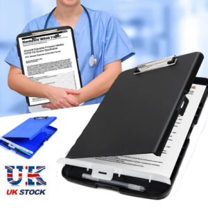 With Storage Pen Holder File Folder Slimcase Box Writing Pad Clipboard Box