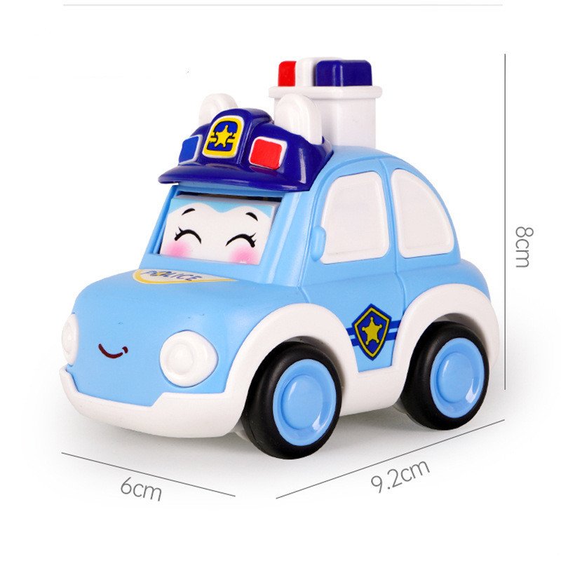Children's Cartoon Police Car Toy Boy Stall Toy Car - Image 3